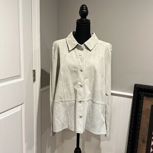 Like New Suede Seafoam / Pale Sage Green Travelsmith Jacket XL